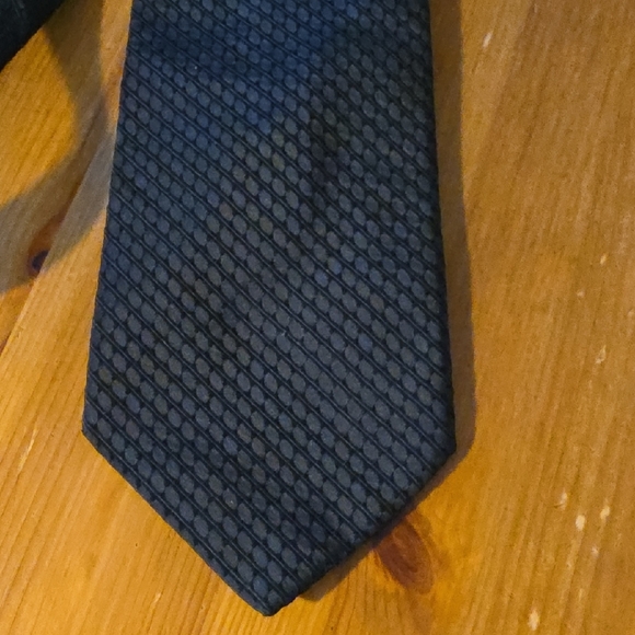 Springfield Black Textured Tie - Picture 6 of 10